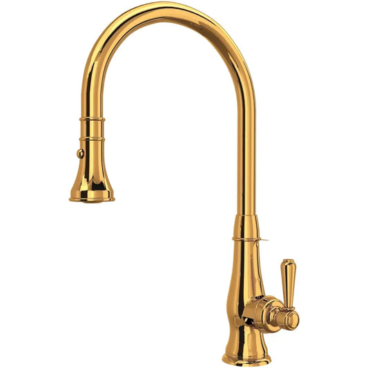 Rohl Patrizia 1.8 GPM Single Hole Pull Down Kitchen Faucet