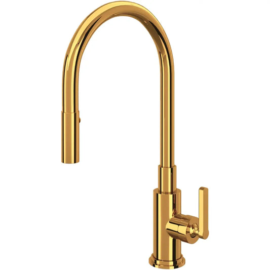 Rohl Lombardia 1.8 GPM Single Hole Pull Down Kitchen Faucet