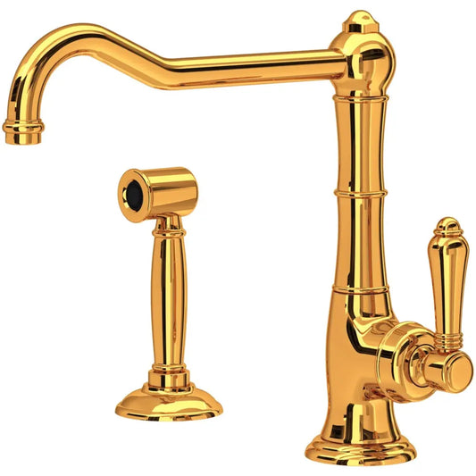 Rohl Acqui¬Æ 1.5 GPM Single Hole Kitchen Faucet - Includes Side Spray