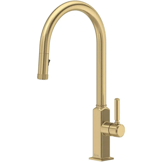 Rohl Apothecary 1.8 GPM Single Hole Pull Down Kitchen Faucet