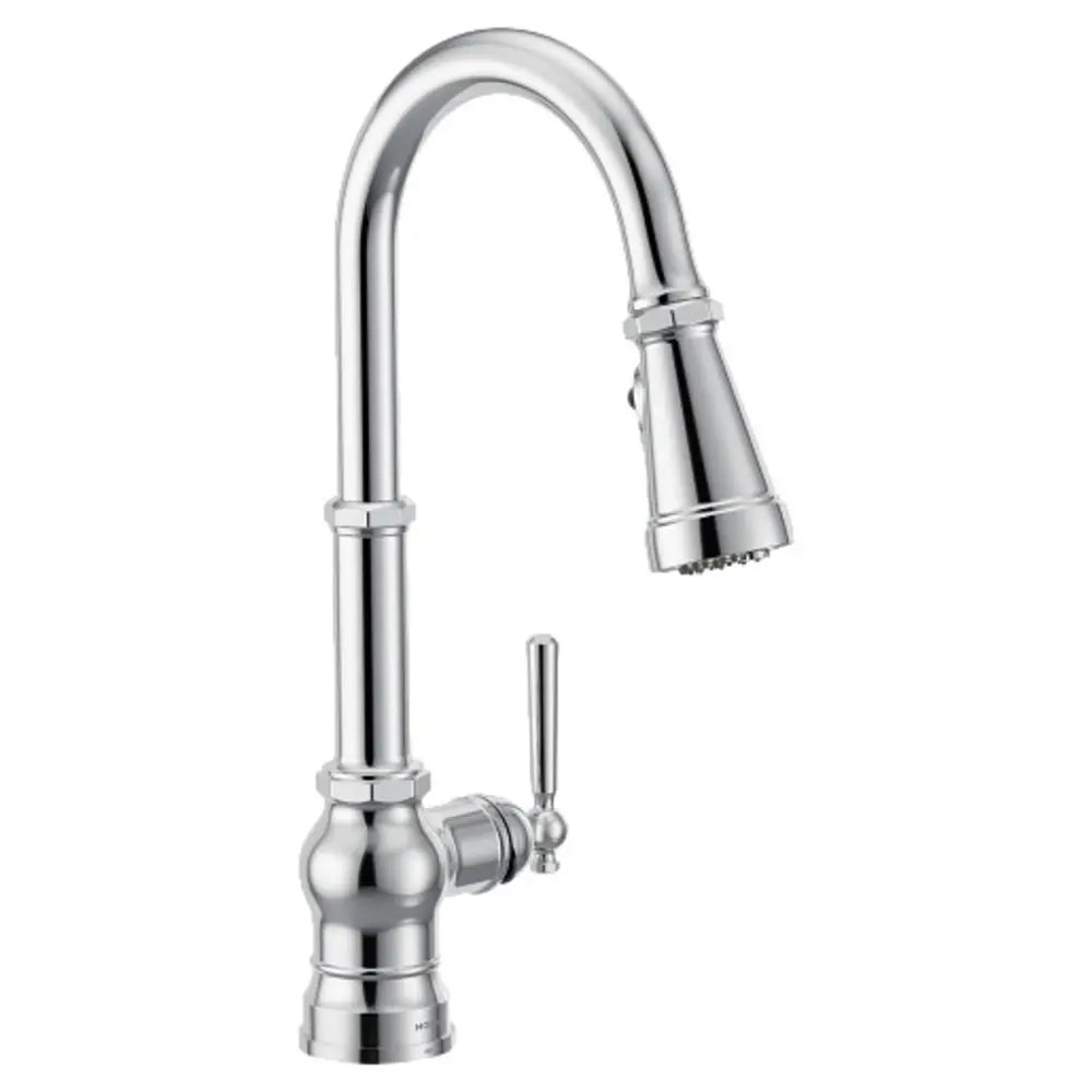 Moen Paterson 1.5 GPM Single Hole Pull Down Kitchen Faucet