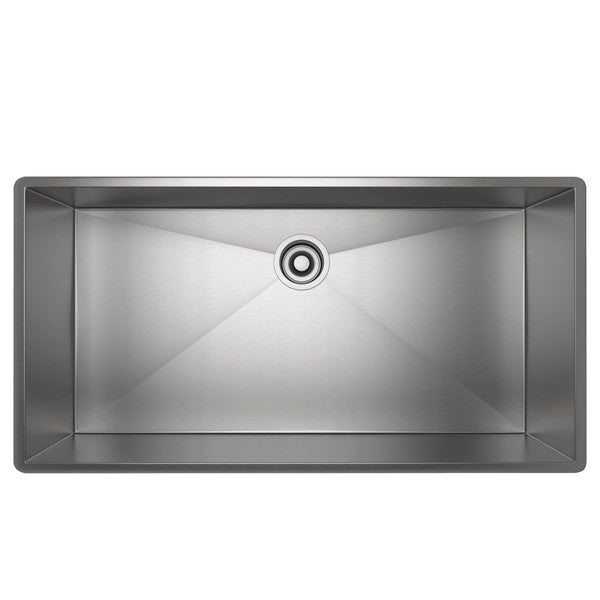 Rohl Forze RSS3618SB Single Bowl Undermount Stainless Steel Kitchen Sink