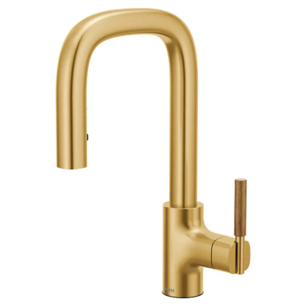 Moen Tenon 1.5 GPM Single Hole Pull Down Bar Faucet with Reflex, Power Boost, Duralock, and Duralast Technologies