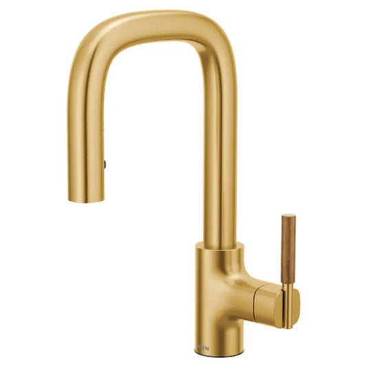 Moen Tenon 1.5 GPM Single Hole Pull Down Bar Faucet with Reflex, Power Boost, Duralock, and Duralast Technologies
