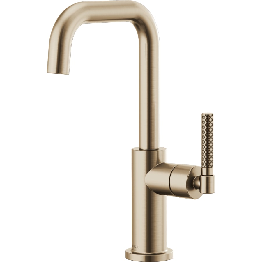 Brizo Litze Single Handle Square Arc Bar Faucet with Knurled Handle - Limited Lifetime Warranty