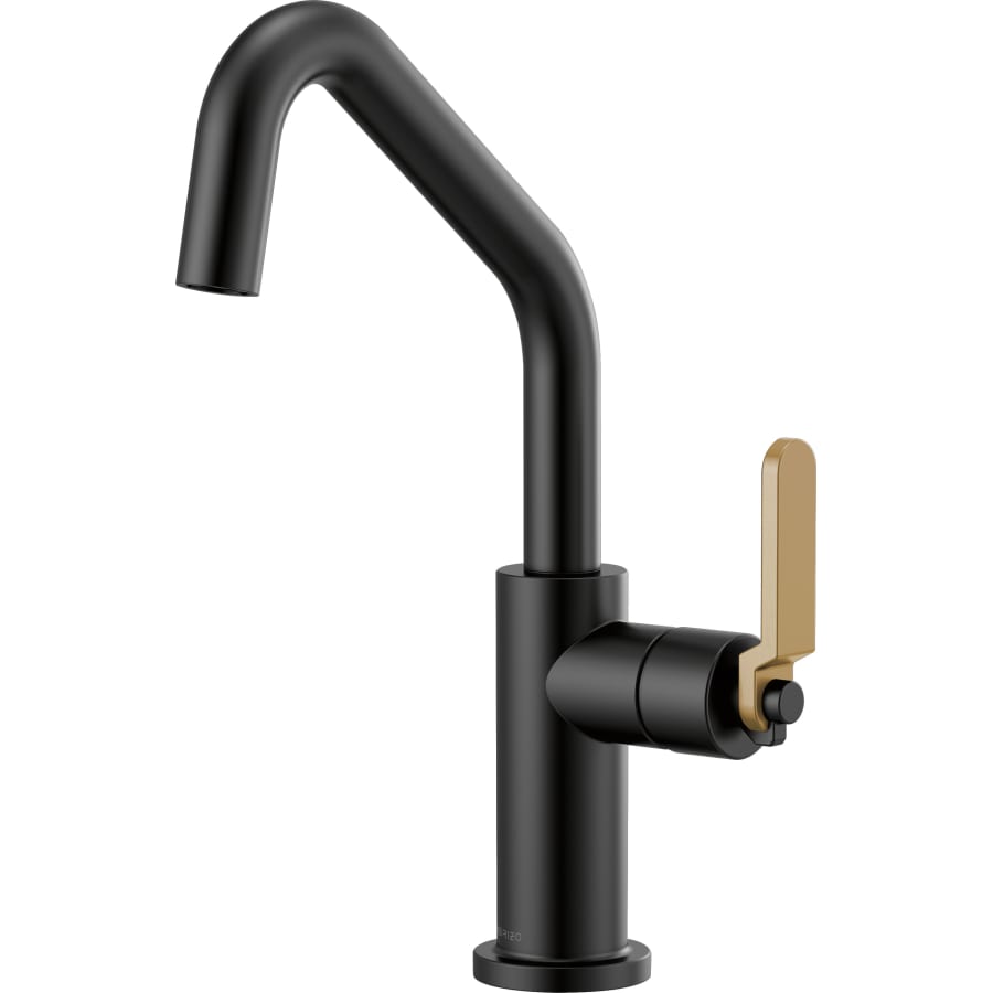 Brizo Litze Single Handle Angled Spout Bar Faucet with Industrial Handle - Limited Lifetime Warranty