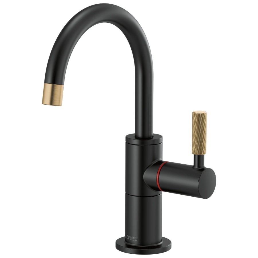 Brizo Litze 1.0 GPM Single Hole Instant Hot Faucet Water Dispenser with Arc Spout - Less Tank