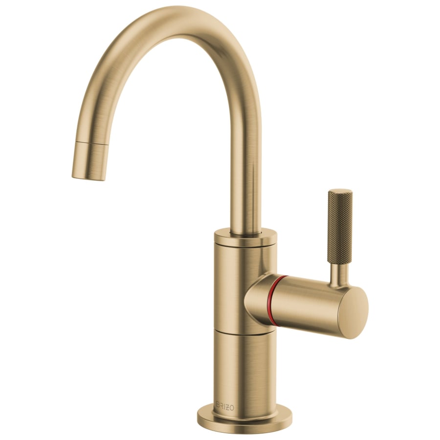 Brizo Litze 1.0 GPM Single Hole Instant Hot Faucet Water Dispenser with Arc Spout - Less Tank