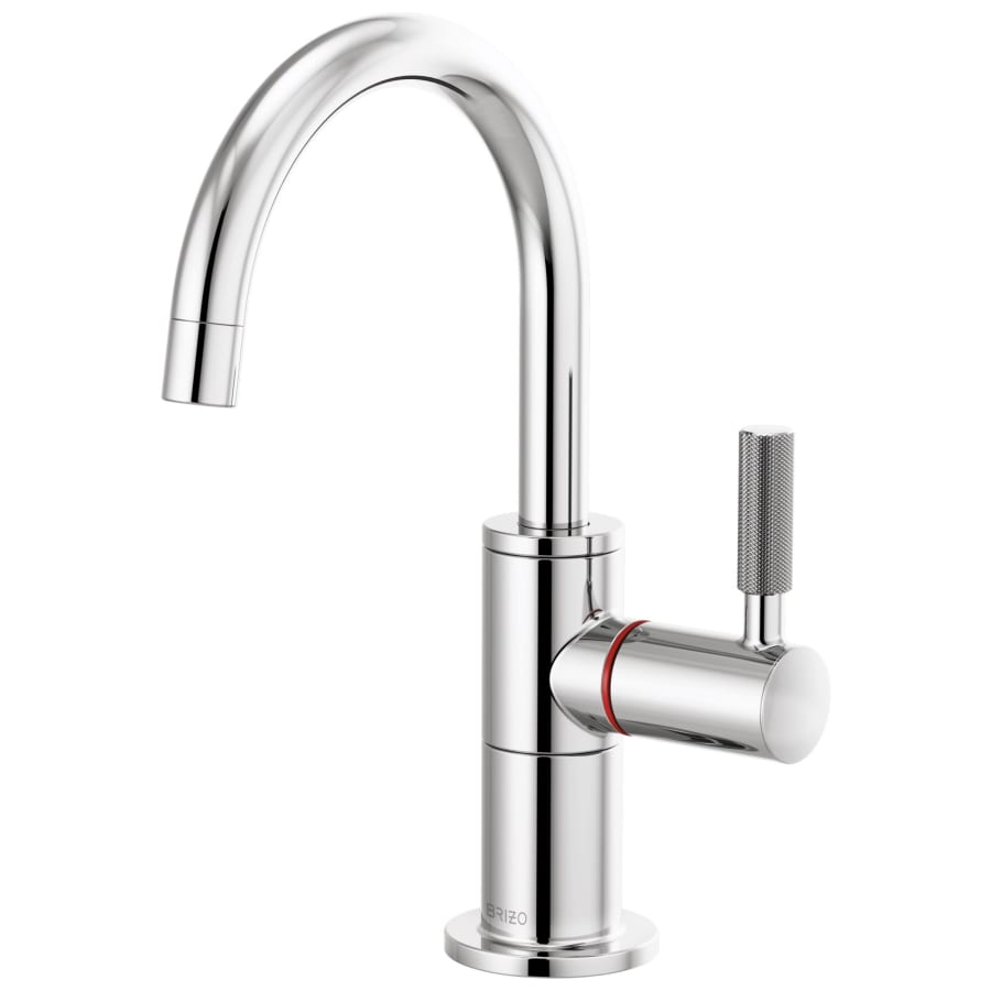Brizo Litze 1.0 GPM Single Hole Instant Hot Faucet Water Dispenser with Arc Spout - Less Tank
