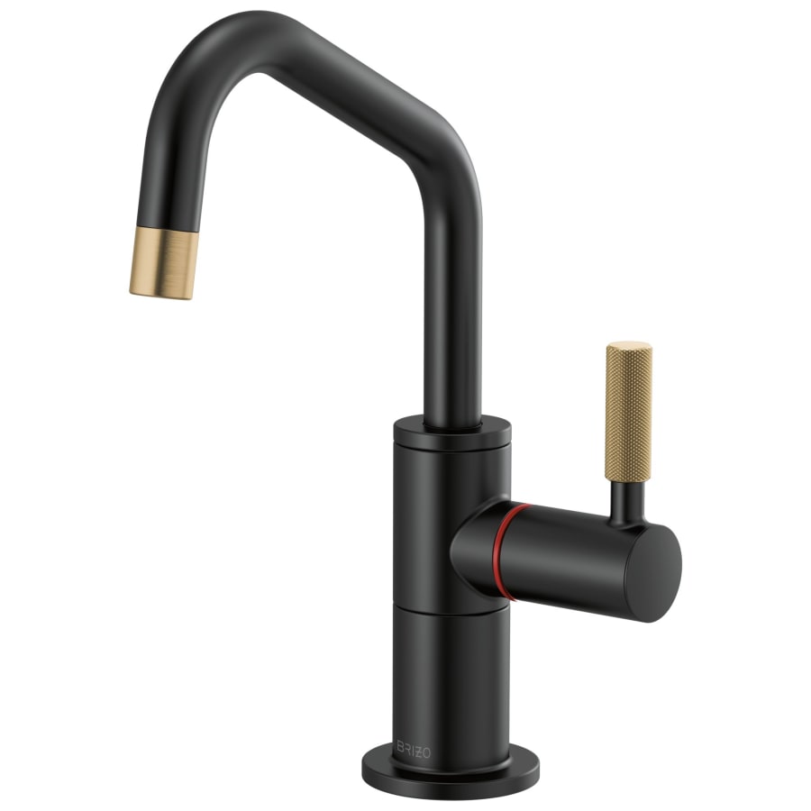 Brizo Litze 1.0 GPM Single Hole Instant Hot Faucet Water Dispenser with Angled Spout - Less Tank