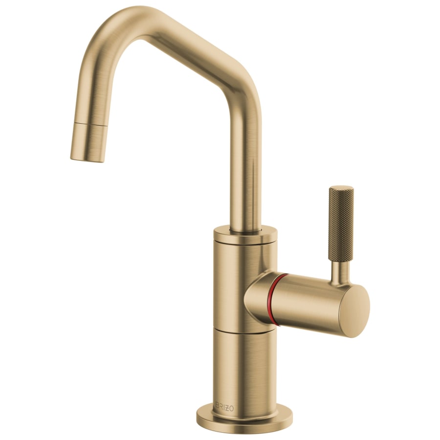 Brizo Litze 1.0 GPM Single Hole Instant Hot Faucet Water Dispenser with Angled Spout - Less Tank