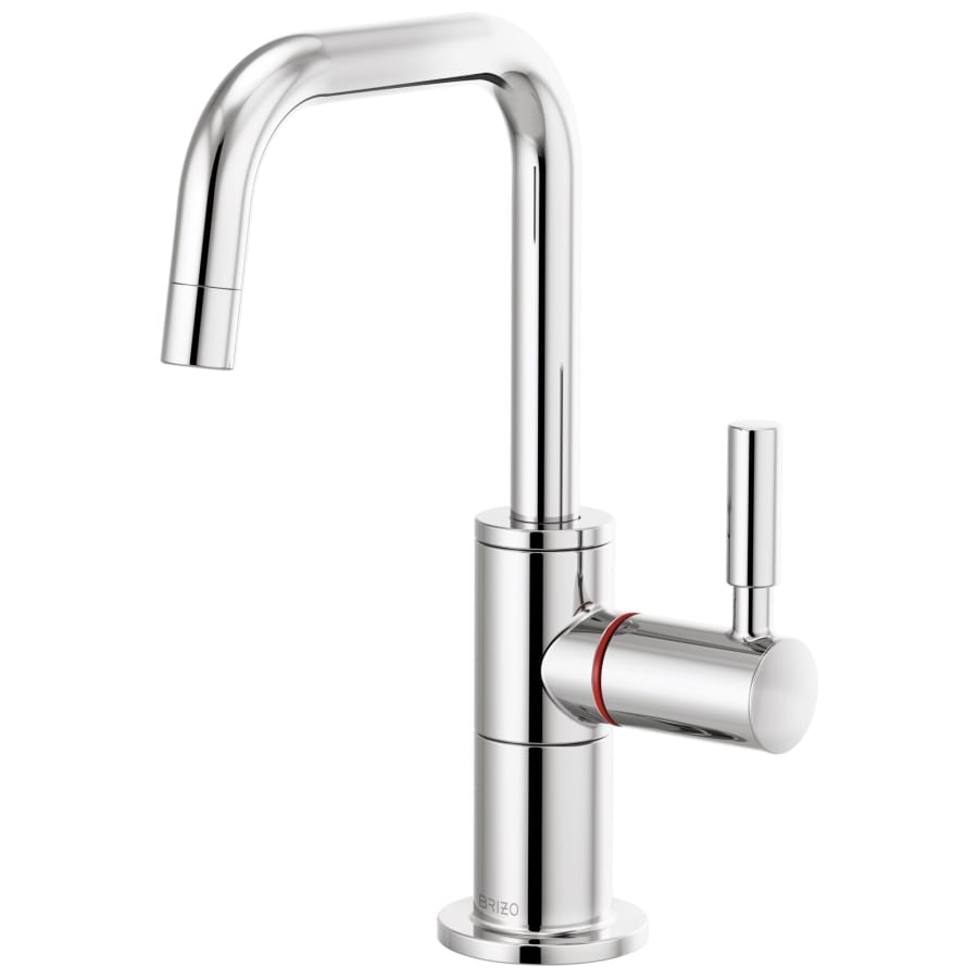 Brizo Odin 1.0 GPM Single Hole Instant Hot Faucet Water Dispenser with Square Spout - Less Tank
