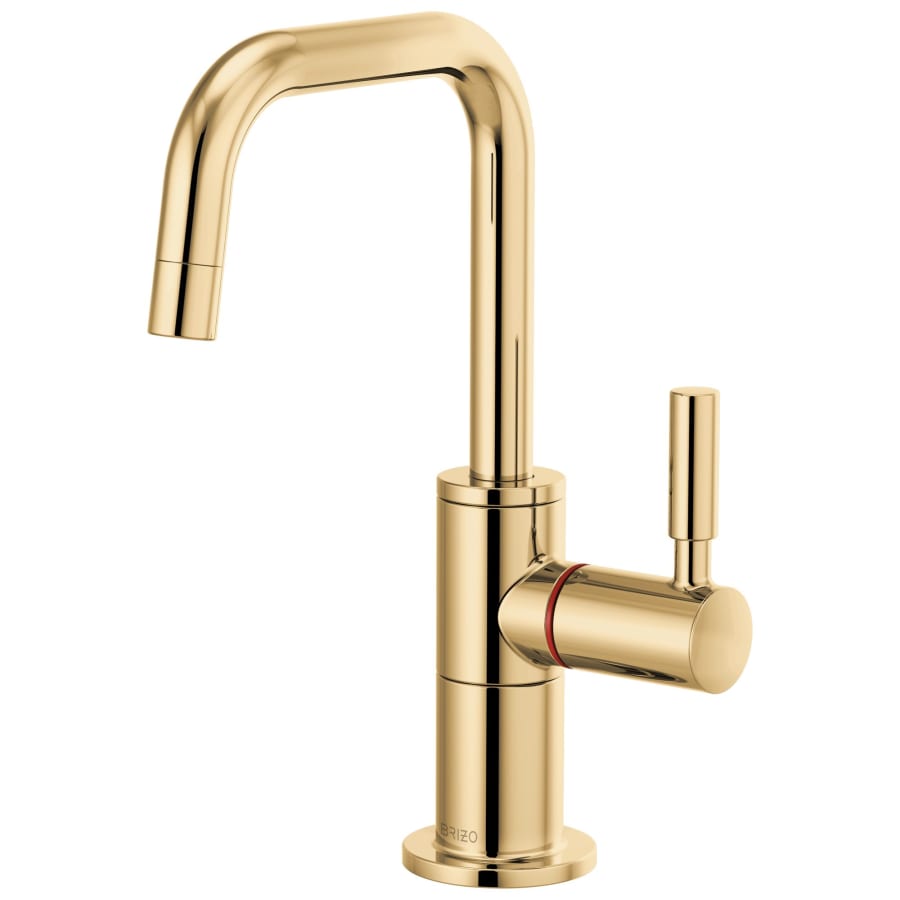 Brizo Odin 1.0 GPM Single Hole Instant Hot Faucet Water Dispenser with Square Spout - Less Tank