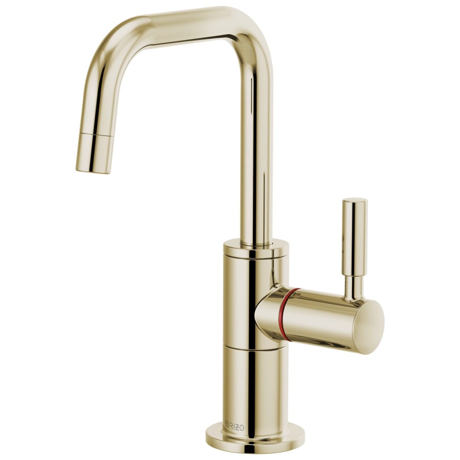 Brizo Odin 1.0 GPM Single Hole Instant Hot Faucet Water Dispenser with Square Spout - Less Tank