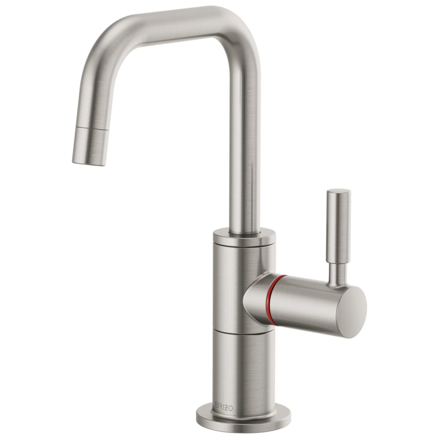 Brizo Odin 1.0 GPM Single Hole Instant Hot Faucet Water Dispenser with Square Spout - Less Tank