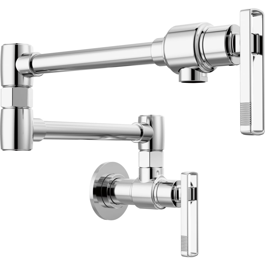Brizo Kintsu 4 GPM Wall Mounted Single Hole Pot Filler with Knob Handle