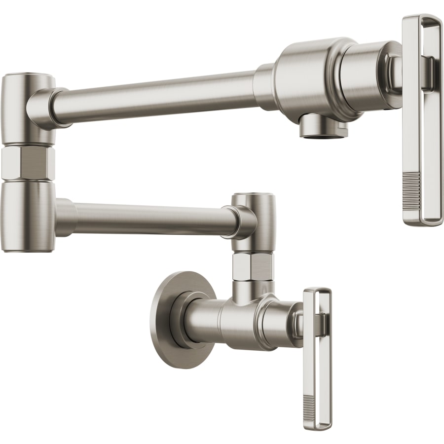 Brizo Kintsu 4 GPM Wall Mounted Single Hole Pot Filler with Knob Handle