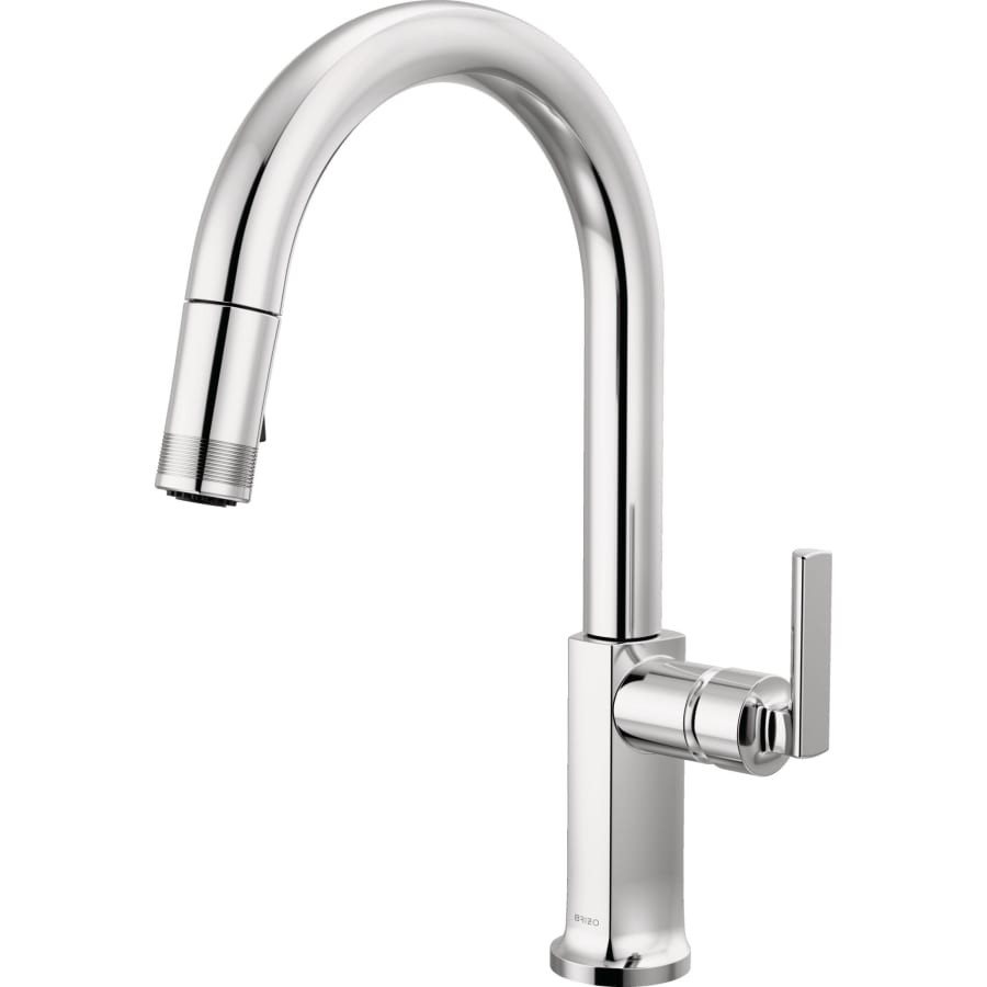 Brizo Kintsu 1.8 GPM Single Hole Pull Down Kitchen Faucet with Arc Spout - Less Handle