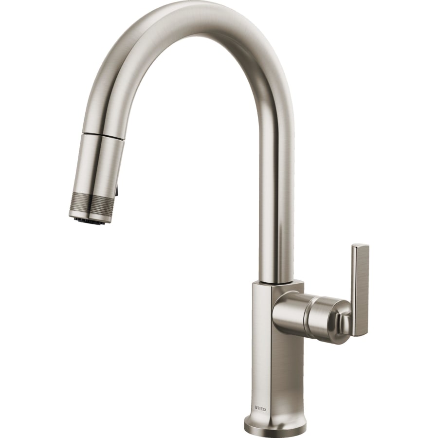 Brizo Kintsu 1.8 GPM Single Hole Pull Down Kitchen Faucet with Arc Spout - Less Handle