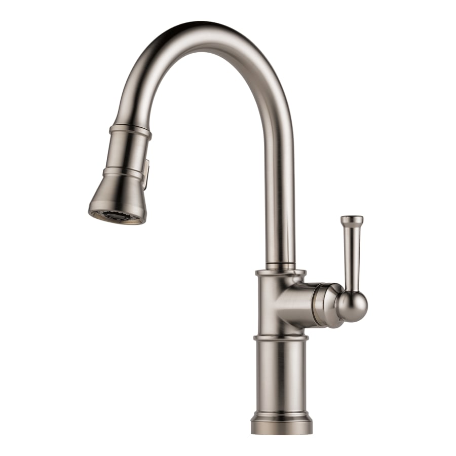 Brizo Artesso 1.8 GPM Single Hole Pull Down Kitchen Faucet with MagneDock - Limited Lifetime Warranty
