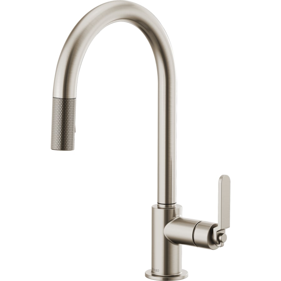 Brizo Litze Single Handle Arc Spout Pull Down Kitchen Faucet with Industrial Handle - Limited Lifetime Warranty