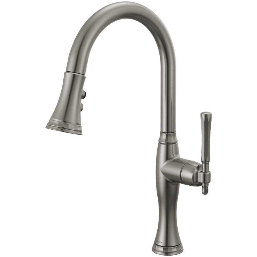 Brizo Tulham 1.8 GPM Single Hole Pull Down Kitchen Faucet with Magnetic Docking Spray Head