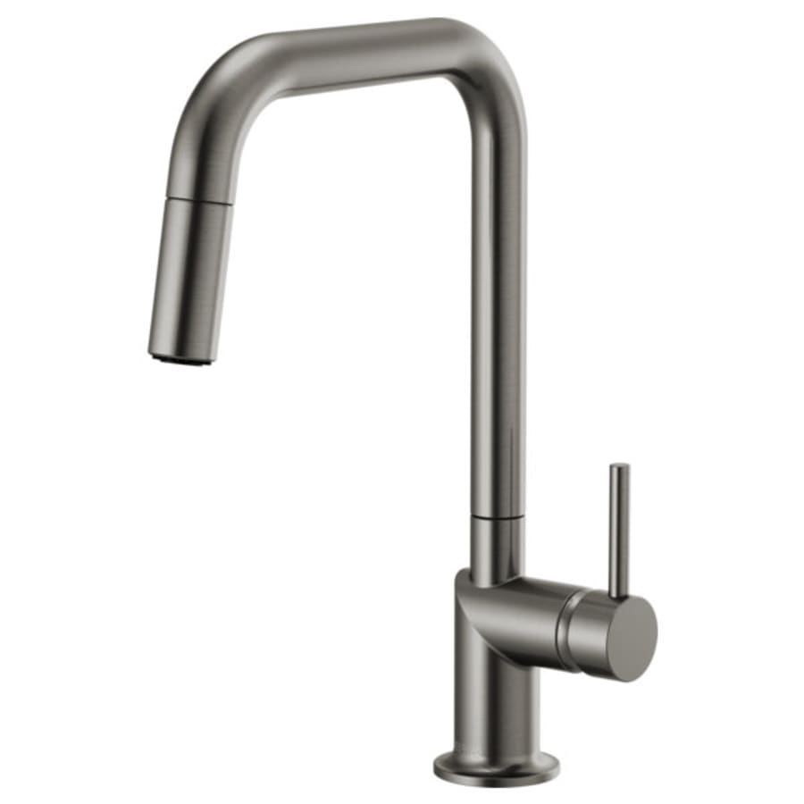 Brizo Odin 1.8 GPM Single Hole Pull Down Kitchen Faucet with Square Spout - Less Handle