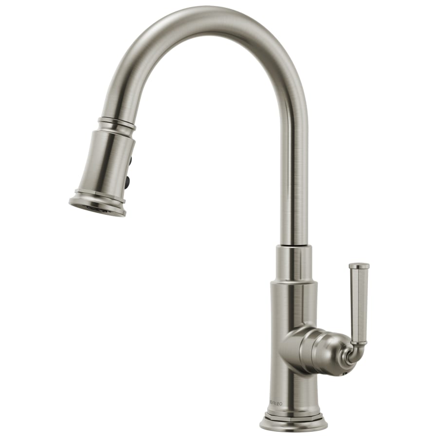 Brizo Rook 1.8 GPM Single Hole Pull Down Kitchen Faucet with MagneDock - Limited Lifetime Warranty