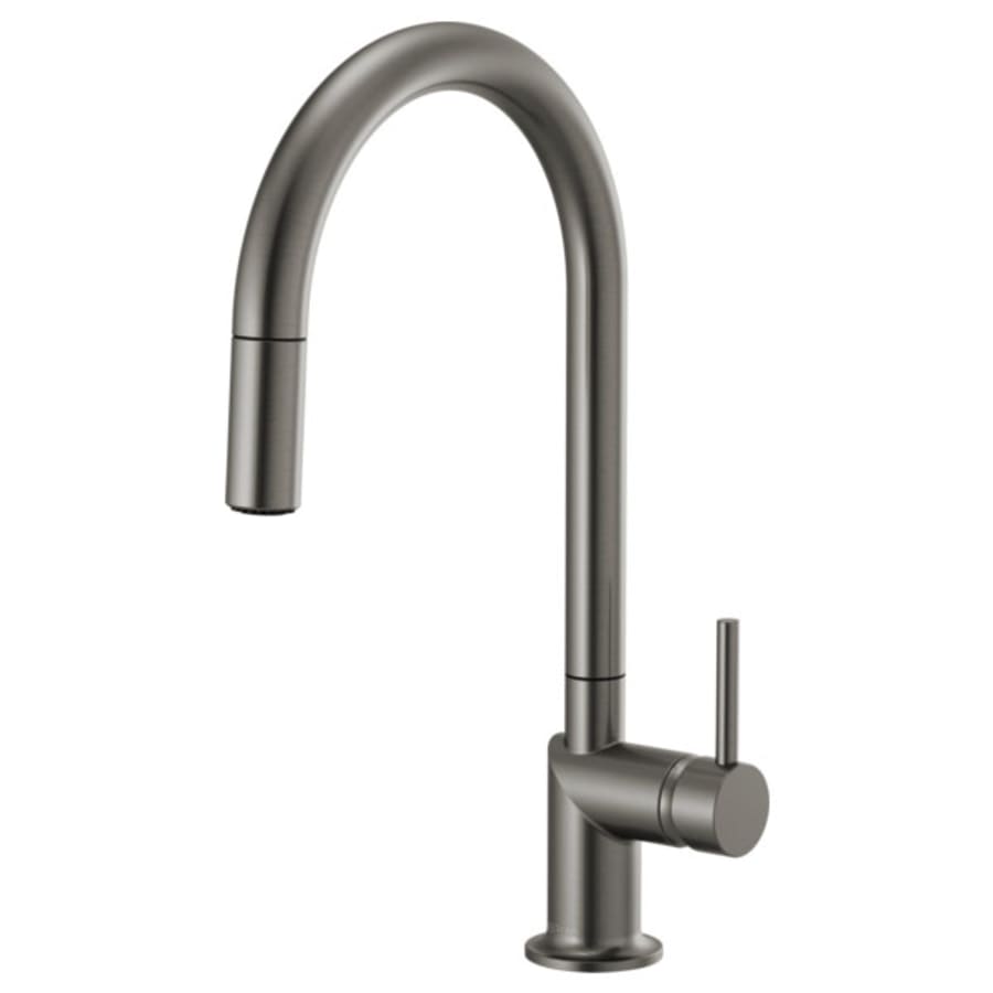 Brizo Odin 1.8 GPM Single Hole Pull Down Kitchen Faucet with Arc Spout - Less Handle