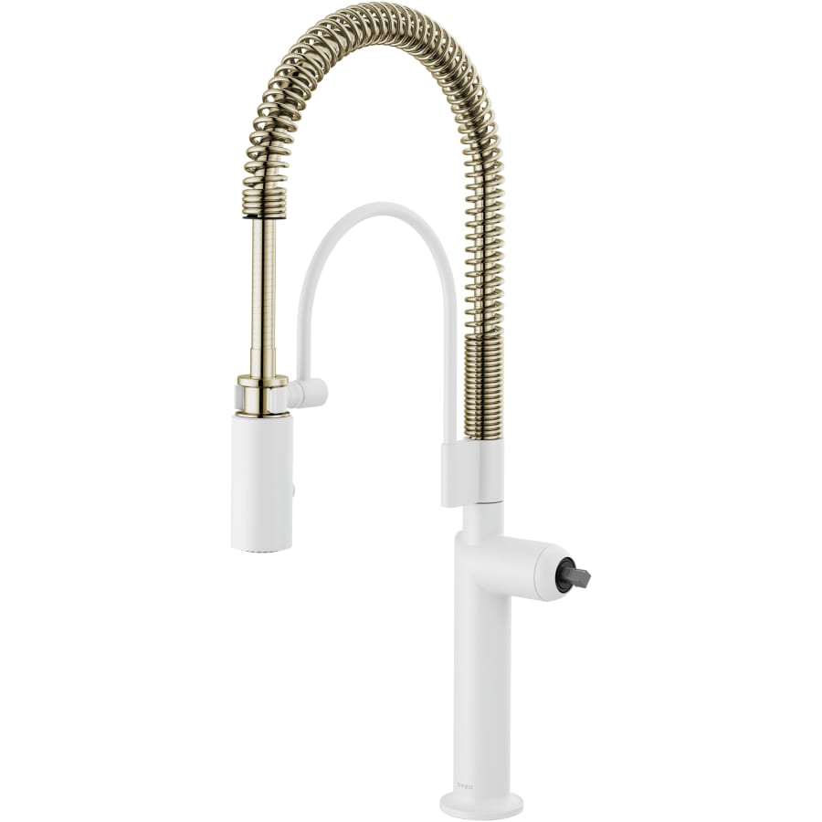 Brizo Odin 1.8 GPM Semi-Professional Kitchen Faucet with Two-function Wand - Less Handle