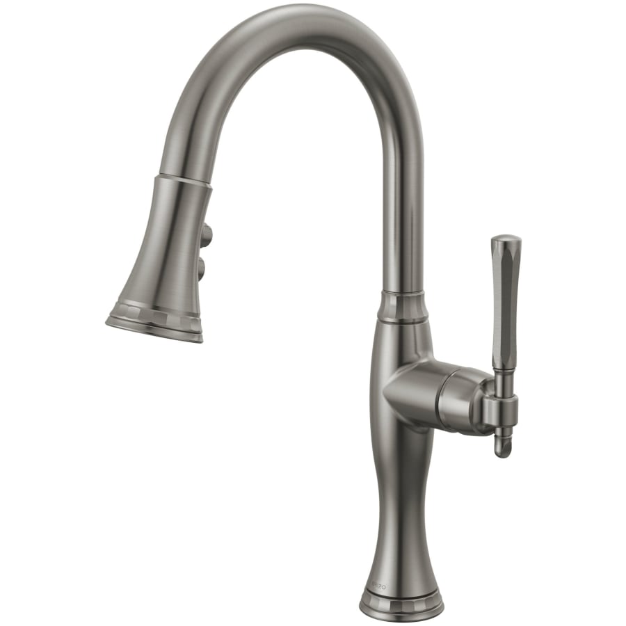 Brizo Tulham 1.8 GPM Single Hole Pull Down Prep Kitchen Faucet with Magnetic Docking Spray Head