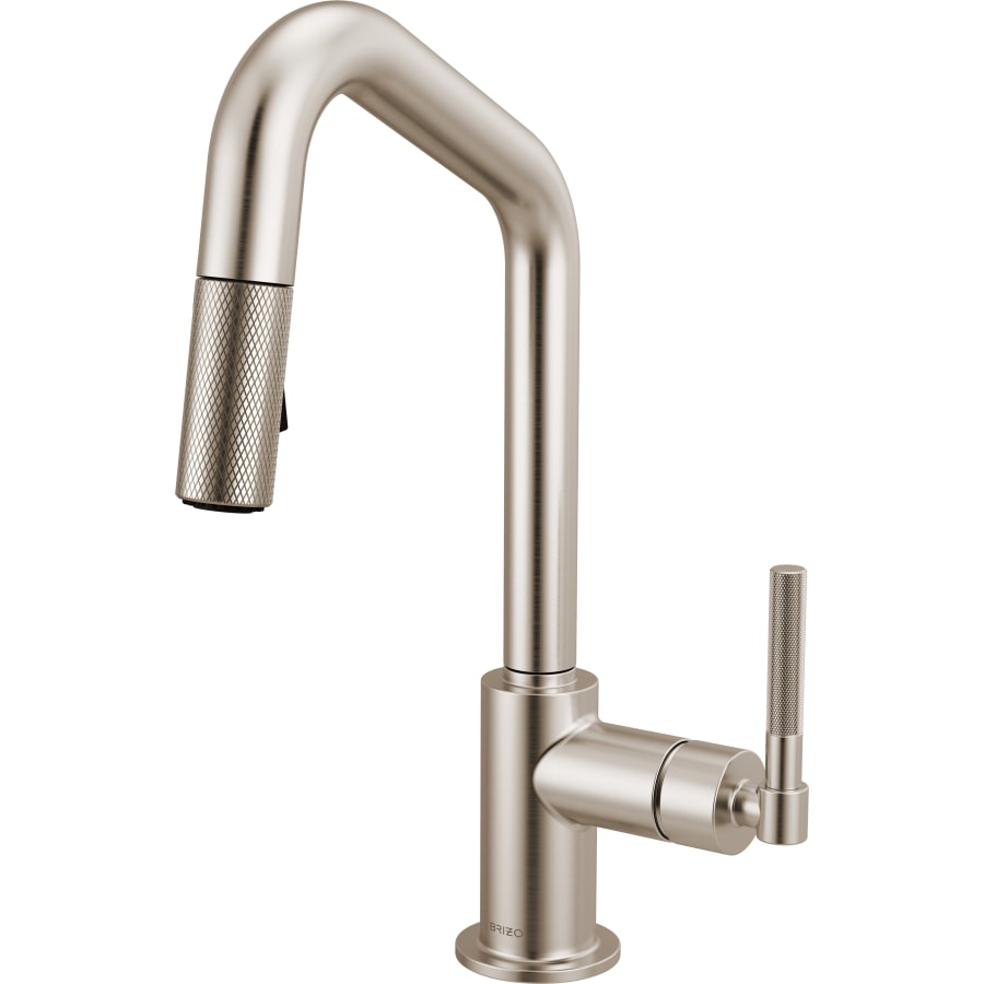 Brizo Litze 1.8 GPM Single Hole Pull Down Prep Kitchen Faucet with Angled Spout