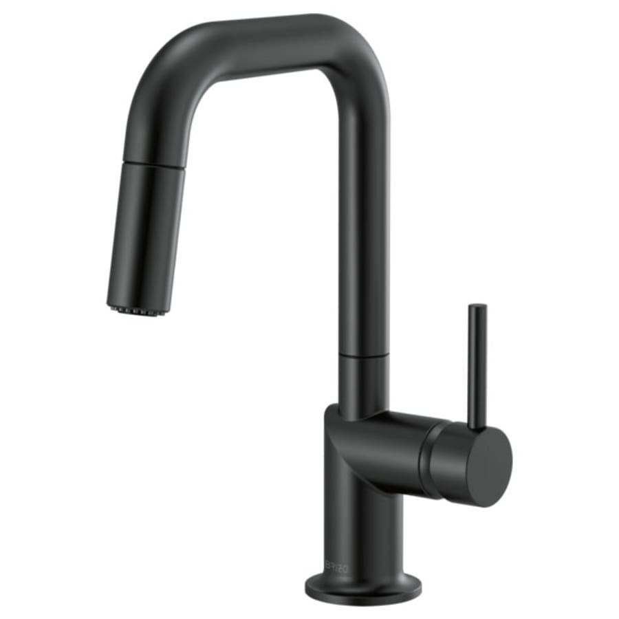 Brizo Odin 1.8 GPM Single Hole Pull Down Bar Faucet with Square Spout - Less Handle