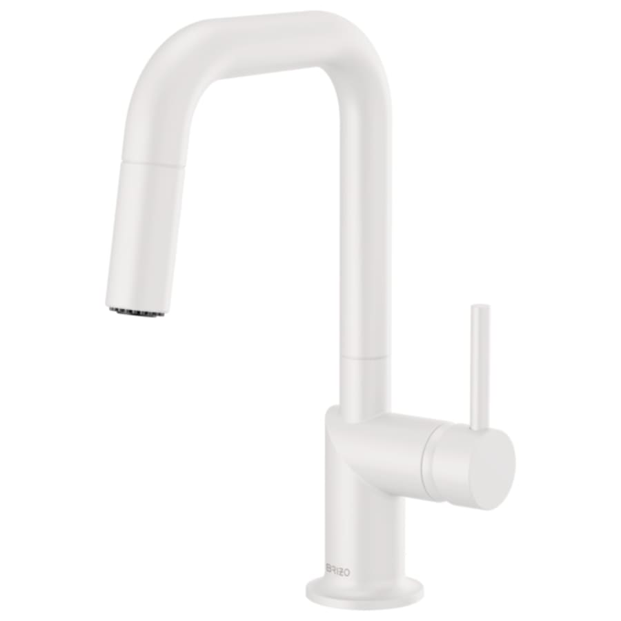 Brizo Odin 1.8 GPM Single Hole Pull Down Bar Faucet with Square Spout - Less Handle
