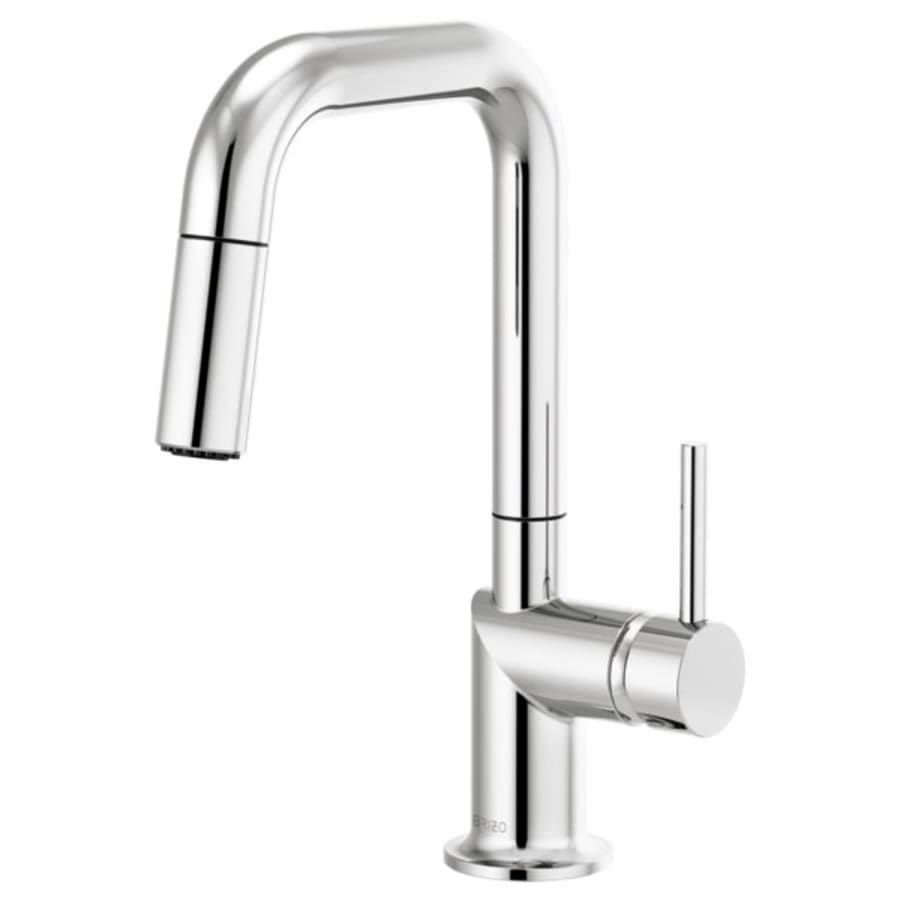 Brizo Odin 1.8 GPM Single Hole Pull Down Bar Faucet with Square Spout - Less Handle