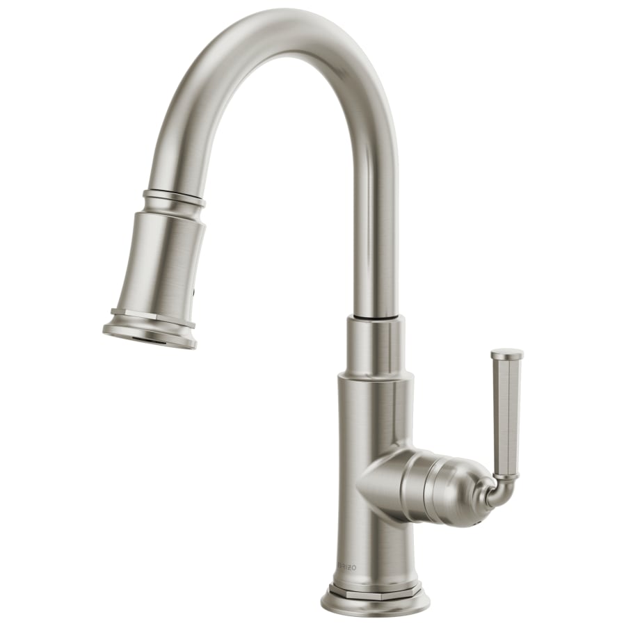 Brizo Rook 1.8 GPM Single Hole Pull Down Prep Kitchen Faucet with MagneDock - Limited Lifetime Warranty