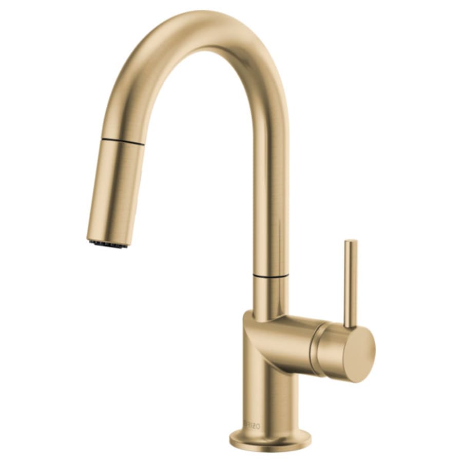 Brizo Odin 1.8 GPM Single Hole Pull Down Bar Faucet with Arc - Less Handle