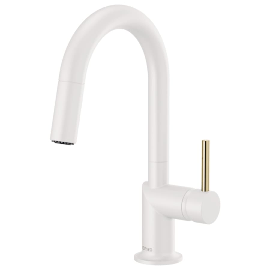 Brizo Odin 1.8 GPM Single Hole Pull Down Bar Faucet with Arc - Less Handle