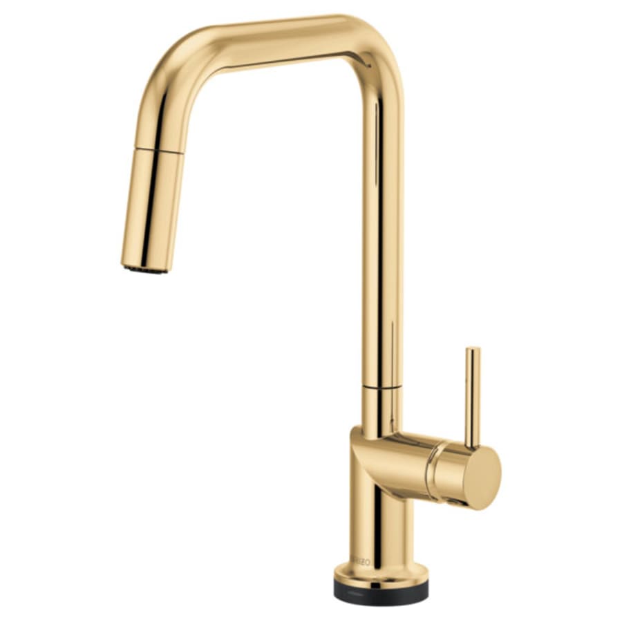 Brizo Odin 1.8 GPM Single Hole Pull Down Kitchen Faucet with On/Off Touch Activation and Square Spout - Less Handle