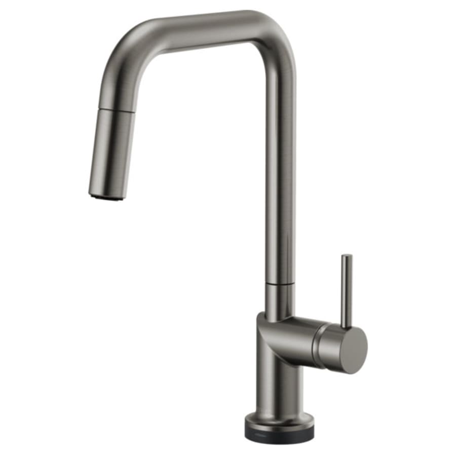 Brizo Odin 1.8 GPM Single Hole Pull Down Kitchen Faucet with On/Off Touch Activation and Square Spout - Less Handle