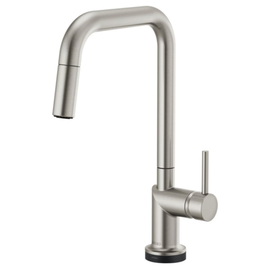 Brizo Odin 1.8 GPM Single Hole Pull Down Kitchen Faucet with On/Off Touch Activation and Square Spout - Less Handle