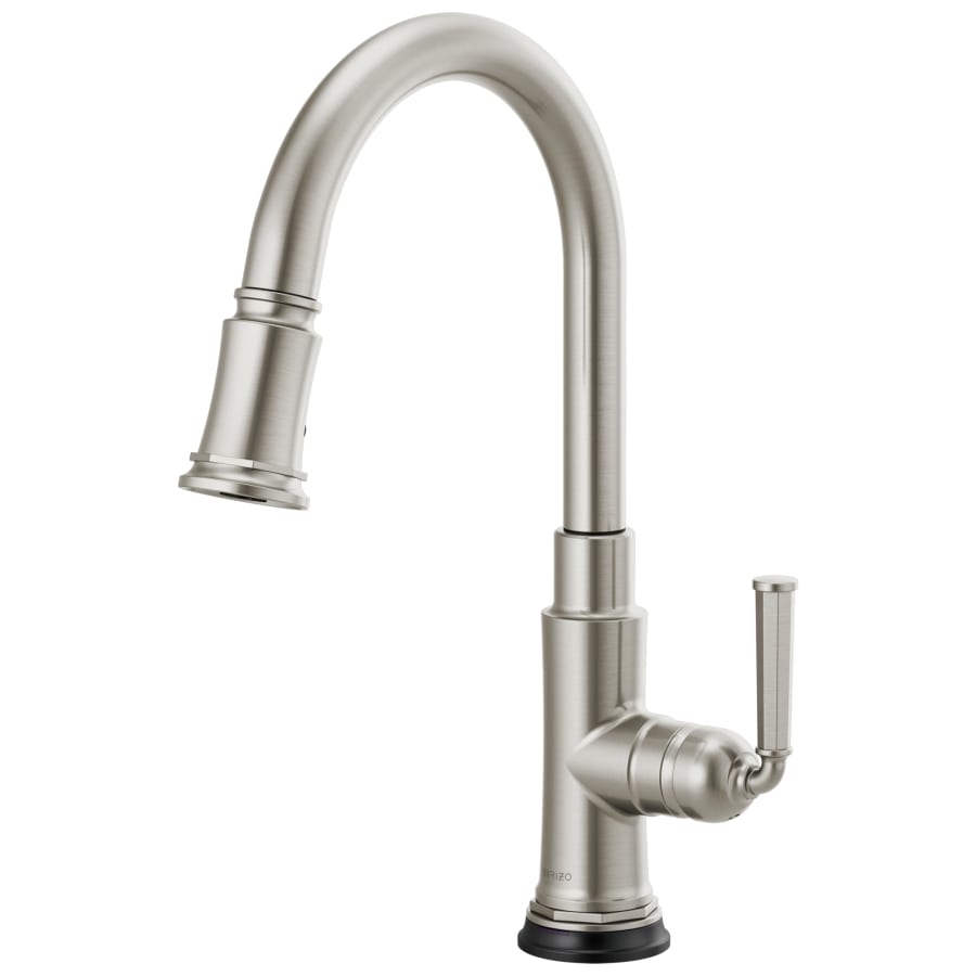 Brizo Rook 1.8 GPM Single Hole Pull Down Kitchen Faucet with MagneDock and SmartTouch - Limited Lifetime Warranty (5 Year on Electronic Parts)