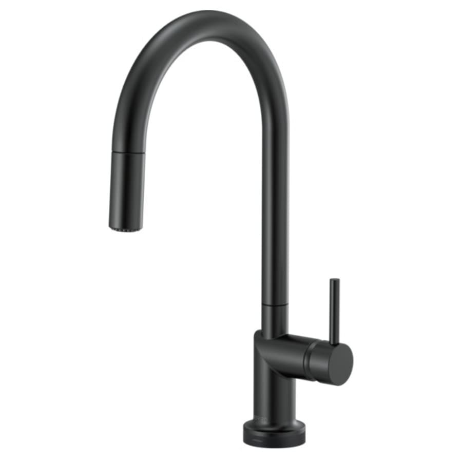 Brizo Odin 1.8 GPM Single Hole Pull Down Kitchen Faucet with On/Off Touch Activation and Arc Spout - Less Handle