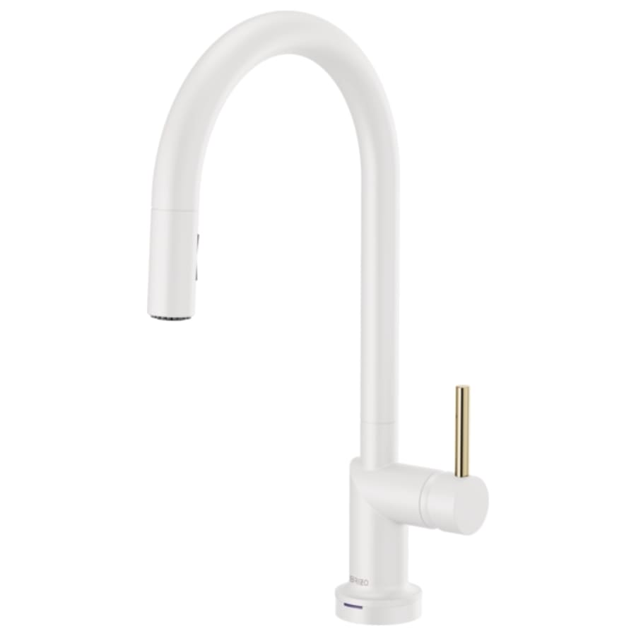 Brizo Odin 1.8 GPM Single Hole Pull Down Kitchen Faucet with On/Off Touch Activation and Arc Spout - Less Handle