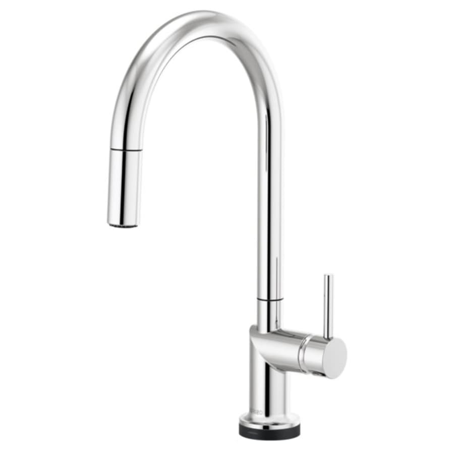 Brizo Odin 1.8 GPM Single Hole Pull Down Kitchen Faucet with On/Off Touch Activation and Arc Spout - Less Handle