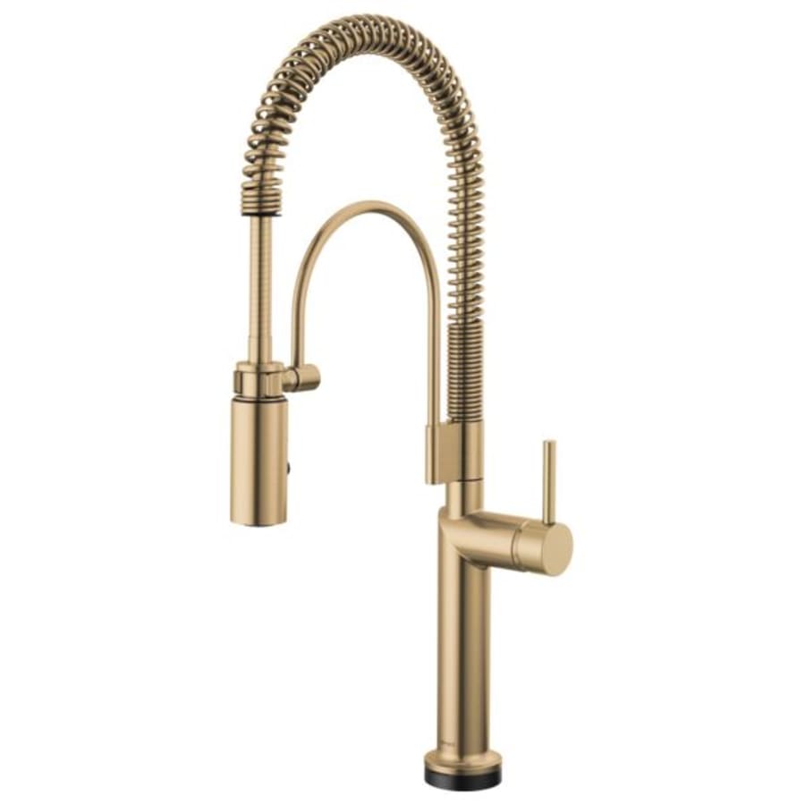 Brizo Odin 1.8 GPM Semi-Professional Kitchen Faucet with On/Off Touch Activation and Two-function Wand - Less Handle
