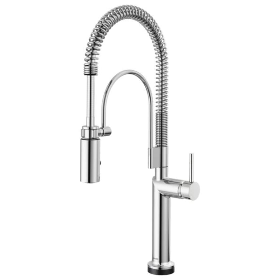 Brizo Odin 1.8 GPM Semi-Professional Kitchen Faucet with On/Off Touch Activation and Two-function Wand - Less Handle