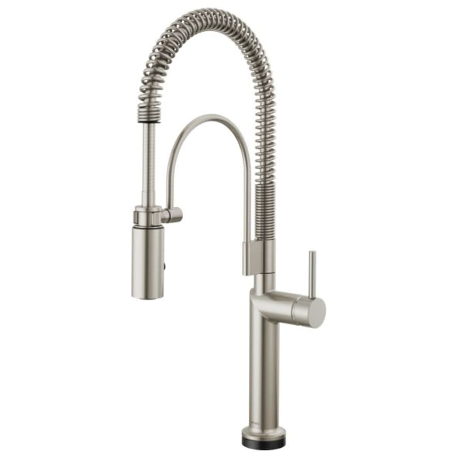 Brizo Odin 1.8 GPM Semi-Professional Kitchen Faucet with On/Off Touch Activation and Two-function Wand - Less Handle
