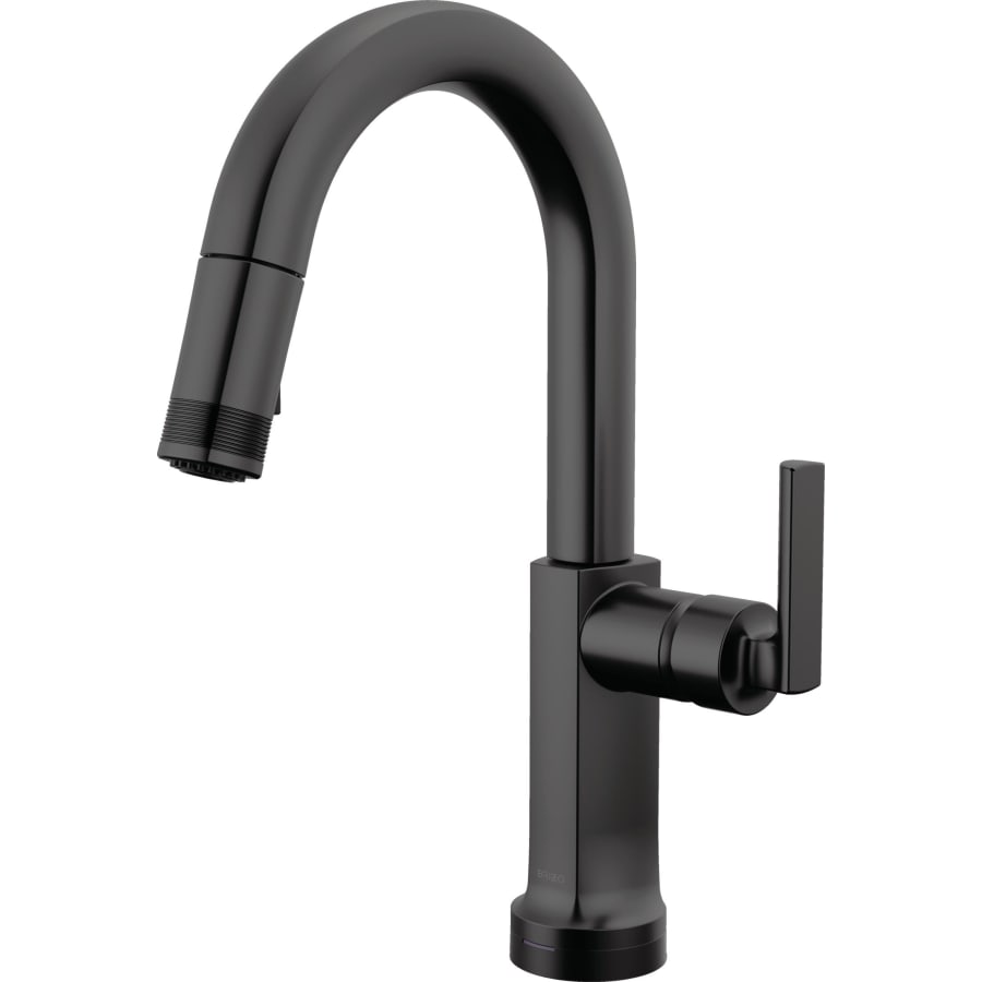 Brizo Kintsu 1.8 GPM Single Hole Pull Down Prep/Bar Faucet with On/Off Touch Activation and Arc Spout - Less Handle