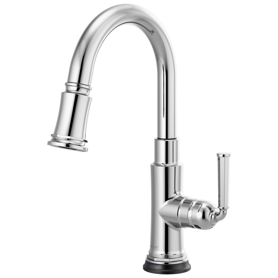 Brizo Rook 1.8 GPM Single Hole Pull Down Prep Kitchen Faucet with MagneDock and SmartTouch - Limited Lifetime Warranty (5 Year on Electronic Parts)